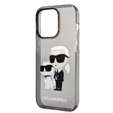 Etui Karl Lagerfeld KLHCP14LHNKCTGK für iPhone 14 Pro 6,1" Hardcase Gliter Karl