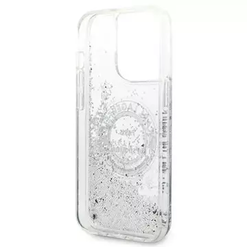 Etui Karl Lagerfeld KLHCP14LLCRSGRS für iPhone 14 Pro 6,1" Hardcase Liquid Glitter RSG