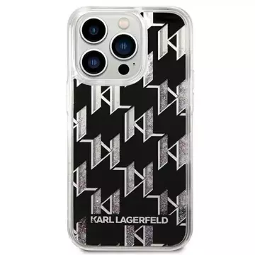 Etui Karl Lagerfeld KLHCP14LLMNMK für iPhone 14 Pro 6,1" Hardcase Liquid Glitter Monogram