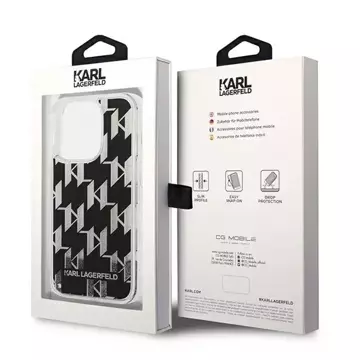 Etui Karl Lagerfeld KLHCP14LLMNMK für iPhone 14 Pro 6,1" Hardcase Liquid Glitter Monogram