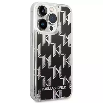 Etui Karl Lagerfeld KLHCP14LLMNMK für iPhone 14 Pro 6,1" Hardcase Liquid Glitter Monogram