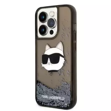 Etui Karl Lagerfeld KLHCP14LLNCHCK für iPhone 14 Pro 6,1" Hardcase Glitter Choupette Head