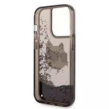 Etui Karl Lagerfeld KLHCP14LLNCHCK für iPhone 14 Pro 6,1" Hardcase Glitter Choupette Head