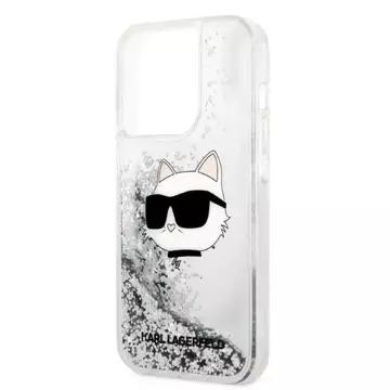 Etui Karl Lagerfeld KLHCP14LLNCHCS für iPhone 14 Pro 6,1" Hardcase Glitter Choupette Head