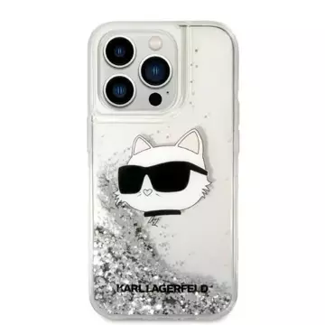 Etui Karl Lagerfeld KLHCP14LLNCHCS für iPhone 14 Pro 6,1" Hardcase Glitter Choupette Head