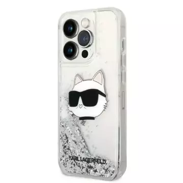 Etui Karl Lagerfeld KLHCP14LLNCHCS für iPhone 14 Pro 6,1" Hardcase Glitter Choupette Head