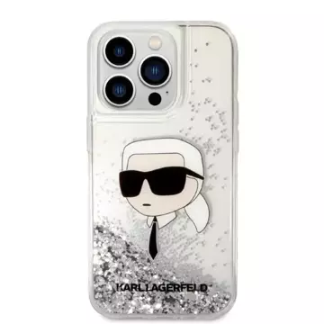 Etui Karl Lagerfeld KLHCP14LLNKHCH für iPhone 14 Pro 6,1" Hardcase Glitter Karl Head