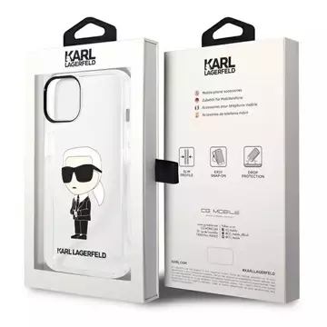 Etui Karl Lagerfeld KLHCP14MHNIKTCT für iPhone 14 Plus 6,7" Hardcase Ikonik Karl Lagerfeld