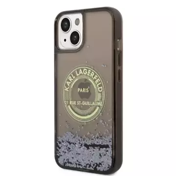 Etui Karl Lagerfeld KLHCP14MLCRSGRK für iPhone 14 Plus 6,7" Hardcase Liquid Glitter RSG