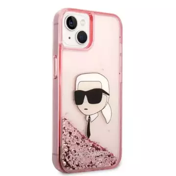 Etui Karl Lagerfeld KLHCP14MLNKHCP für iPhone 14 Plus 6,7" Hardcase Glitter Karl Head