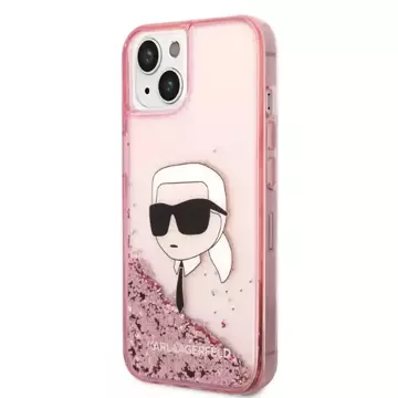 Etui Karl Lagerfeld KLHCP14MLNKHCP für iPhone 14 Plus 6,7" Hardcase Glitter Karl Head