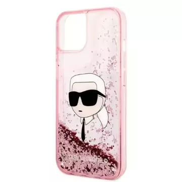 Etui Karl Lagerfeld KLHCP14MLNKHCP für iPhone 14 Plus 6,7" Hardcase Glitter Karl Head