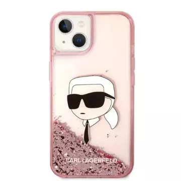 Etui Karl Lagerfeld KLHCP14MLNKHCP für iPhone 14 Plus 6,7" Hardcase Glitter Karl Head