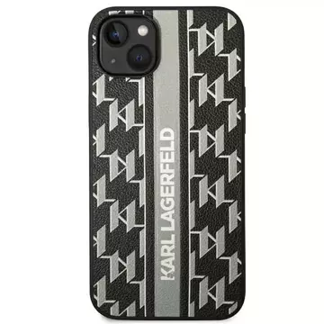 Etui Karl Lagerfeld KLHCP14MPGKLSKG für iPhone 14 Plus 6,7" Hardcase Monogram Stripe