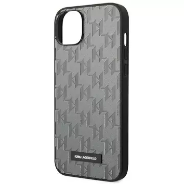 Etui Karl Lagerfeld KLHCP14MSAKLHPG für iPhone 14 Plus 6,7" Hardcase Saffiano Mono Metal Logo