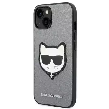 Etui Karl Lagerfeld KLHCP14MSAPCHG für iPhone 14 Plus 6,7" Hardcase Saffiano Choupette Head Patch