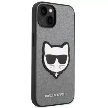 Etui Karl Lagerfeld KLHCP14MSAPCHG für iPhone 14 Plus 6,7" Hardcase Saffiano Choupette Head Patch