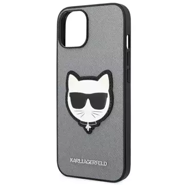 Etui Karl Lagerfeld KLHCP14MSAPCHG für iPhone 14 Plus 6,7" Hardcase Saffiano Choupette Head Patch