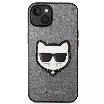 Etui Karl Lagerfeld KLHCP14MSAPCHG für iPhone 14 Plus 6,7" Hardcase Saffiano Choupette Head Patch