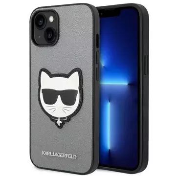 Etui Karl Lagerfeld KLHCP14MSAPCHG für iPhone 14 Plus 6,7" Hardcase Saffiano Choupette Head Patch