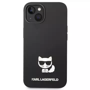 Etui Karl Lagerfeld KLHCP14MSLCTBK für iPhone 14 Plus 6,7" Hardcase Choupette Body aus Silikon