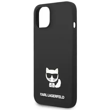 Etui Karl Lagerfeld KLHCP14MSLCTBK für iPhone 14 Plus 6,7" Hardcase Choupette Body aus Silikon