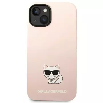 Etui Karl Lagerfeld KLHCP14MSLCTPI für iPhone 14 Plus 6,7" Hardcase Choupette Body aus Silikon