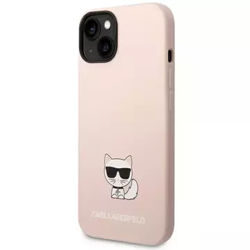 Etui Karl Lagerfeld KLHCP14MSLCTPI für iPhone 14 Plus 6,7" Hardcase Choupette Body aus Silikon