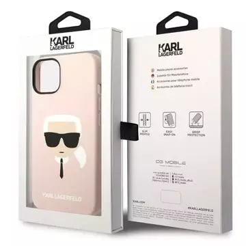 Etui Karl Lagerfeld KLHCP14MSLKHLP für iPhone 14 Plus 6,7" Hardcase Silikon Karl`s Head