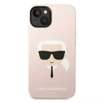 Etui Karl Lagerfeld KLHCP14MSLKHLP für iPhone 14 Plus 6,7" Hardcase Silikon Karl`s Head