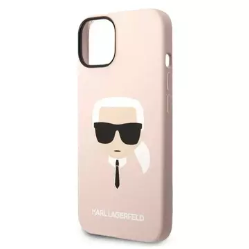 Etui Karl Lagerfeld KLHCP14MSLKHLP für iPhone 14 Plus 6,7" Hardcase Silikon Karl`s Head