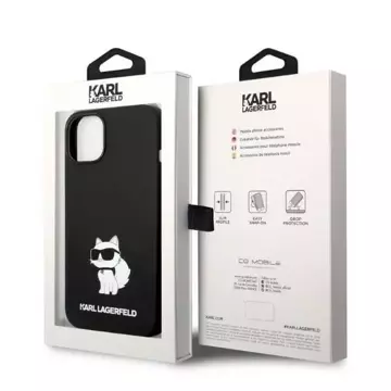 Etui Karl Lagerfeld KLHCP14MSNCHBCK für iPhone 14 Plus 6,7" Hardcase Silikon Choupette