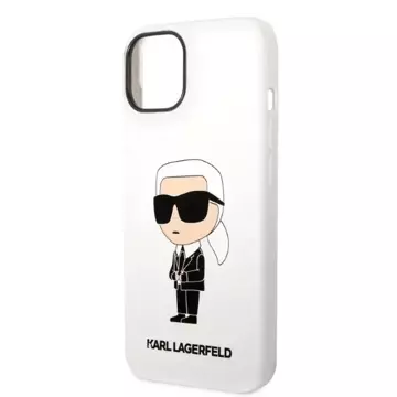 Etui Karl Lagerfeld KLHCP14MSNIKBCH für Apple iPhone 14 Plus 6,7" Hardcase Silikon Ikonik