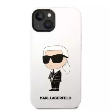 Etui Karl Lagerfeld KLHCP14MSNIKBCH für Apple iPhone 14 Plus 6,7" Hardcase Silikon Ikonik