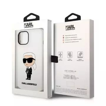 Etui Karl Lagerfeld KLHCP14MSNIKBCH für Apple iPhone 14 Plus 6,7" Hardcase Silikon Ikonik