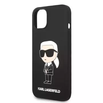 Etui Karl Lagerfeld KLHCP14MSNIKBCK für Apple iPhone 14 Plus 6,7" Hardcase Silikon Ikonik