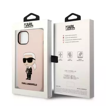 Etui Karl Lagerfeld KLHCP14MSNIKBCP für iPhone 14 Plus 6,7" Hardcase Silikon Ikonik