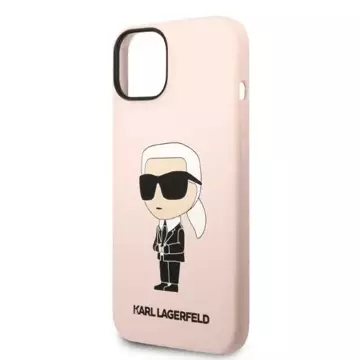 Etui Karl Lagerfeld KLHCP14MSNIKBCP für iPhone 14 Plus 6,7" Hardcase Silikon Ikonik