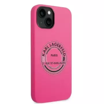 Etui Karl Lagerfeld KLHCP14MSRSGRCF für Apple iPhone 14 Plus 6,7" Hardcase Silikon RSG