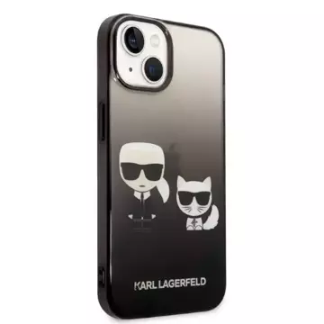 Etui Karl Lagerfeld KLHCP14MTGKCK für Apple iPhone 14 Plus 6,7" Hardcase Gradient Ikonik Karl