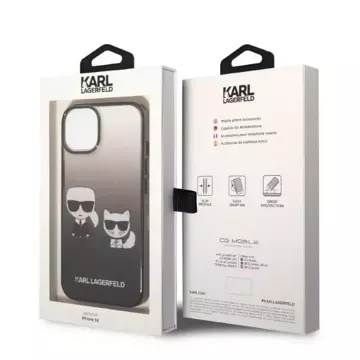 Etui Karl Lagerfeld KLHCP14MTGKCK für Apple iPhone 14 Plus 6,7" Hardcase Gradient Ikonik Karl