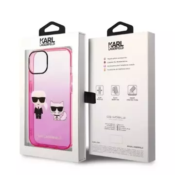 Etui Karl Lagerfeld KLHCP14MTGKCP für iPhone 14 Plus 6,7" Hardcase Gradient Ikonik Karl