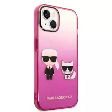 Etui Karl Lagerfeld KLHCP14MTGKCP für iPhone 14 Plus 6,7" Hardcase Gradient Ikonik Karl