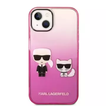 Etui Karl Lagerfeld KLHCP14MTGKCP für iPhone 14 Plus 6,7" Hardcase Gradient Ikonik Karl