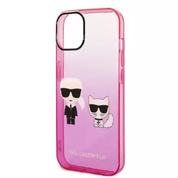 Etui Karl Lagerfeld KLHCP14MTGKCP für iPhone 14 Plus 6,7" Hardcase Gradient Ikonik Karl