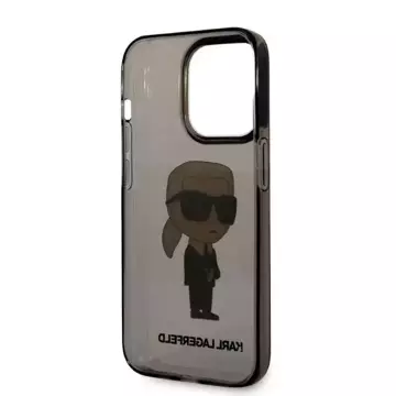 Etui Karl Lagerfeld KLHCP14XHNIKTCK für iPhone 14 Pro Max 6,7" Hardcase Ikonik Karl Lagerfeld czarny/black