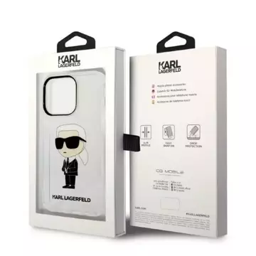 Etui Karl Lagerfeld KLHCP14XHNIKTCT für iPhone 14 Pro Max 6,7" Hardcase Ikonik Karl Lagerfeld transparent