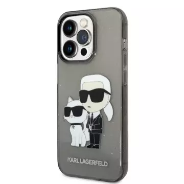 Etui Karl Lagerfeld KLHCP14XHNKCTGK für iPhone 14 Pro Max 6,7" Hardcase Gliter Karl