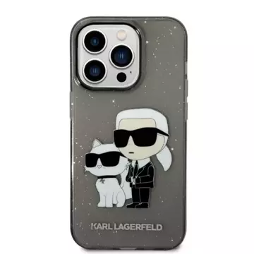 Etui Karl Lagerfeld KLHCP14XHNKCTGK für iPhone 14 Pro Max 6,7" Hardcase Gliter Karl