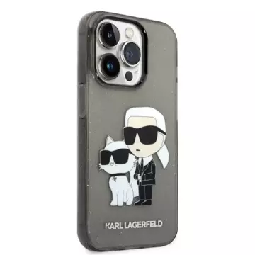 Etui Karl Lagerfeld KLHCP14XHNKCTGK für iPhone 14 Pro Max 6,7" Hardcase Gliter Karl